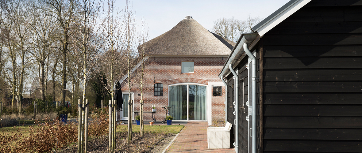 rietgedekte woning veluwse boerderij
